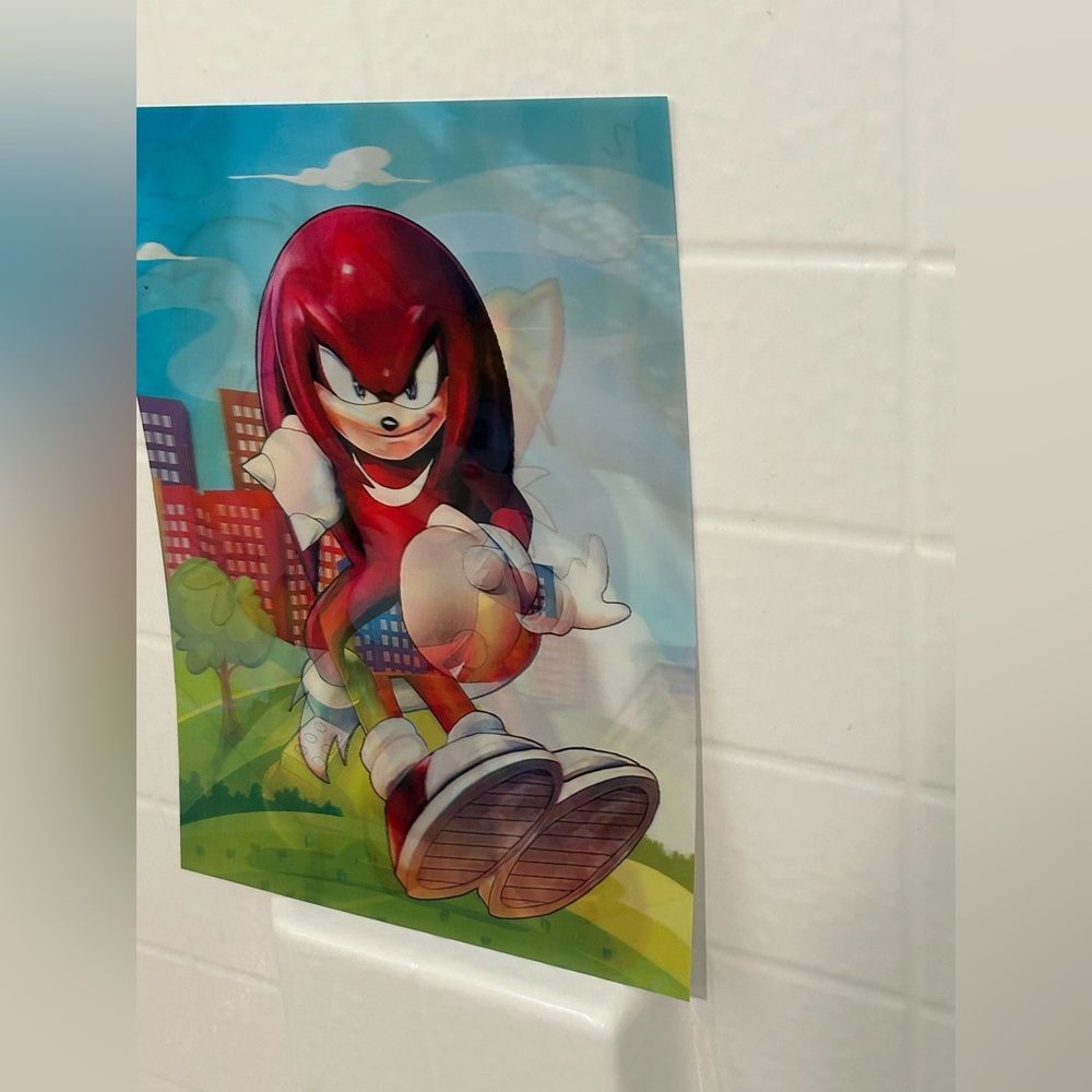 Sonic the Hedgehog 3D Lenticular Wall Art – Sprinting Speedsters Print